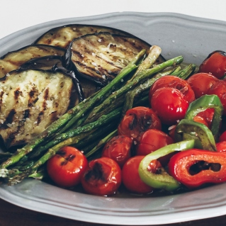 Grilled Vegetables with Truffle Oil