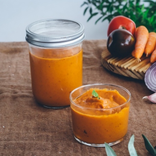 Tomato and carrot sauce